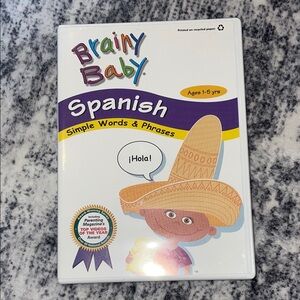 Spanish DVD - White